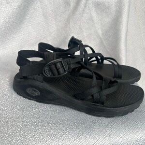 Chaco Women's Black Adjustable Strappy Sandals